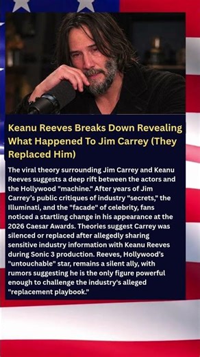 Keanu Reeves Breaks Down Revealing What Happened To Jim Carrey (They Replaced Him) #shorts