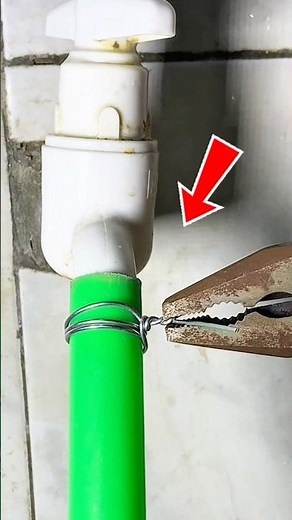 Handmade Wire Pipe Connection Tool - DIY Life-Hack!