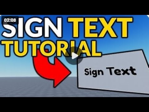 HOW TO MAKE A TEXT SIGN ON SCREEN OR ON SIGN IN ROBLOX STUDIO (2026)