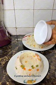 Rice plating hack | Cynthia Uchechi Umeh