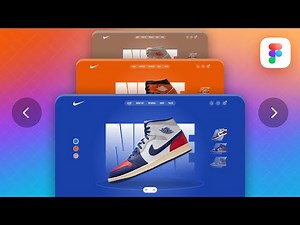 Nike Animated Figma Website Design | Figma Tutorial For Beginners