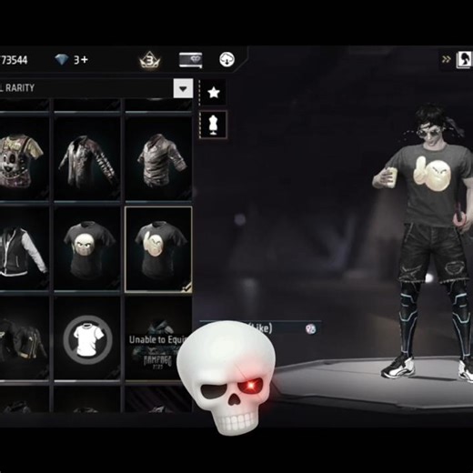 Free fire rare t-shirt || #freefire #gaming #collection