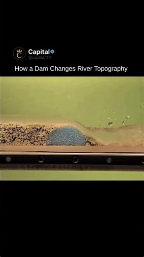 How One Dam Can Completely Redesign a River 🌊🏗️ #shorts