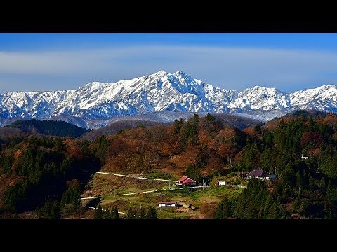 小川村や戸隠鏡池に師走の訪れ・4K