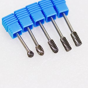 [Hot Item] 10PCS Single/Double Cut Tungsten Carbide Grinding Bits Set Carbide Deburring Tungsten Steel Grinding Bits with Rotary Tools