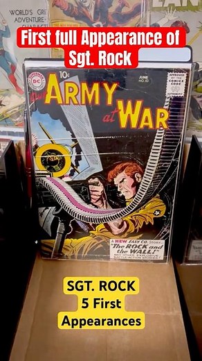 SGT. ROCK - 5 First Appearances - Silver Age Comic Books #military