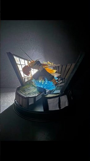 我妻善逸「ジオラマ自作」100均のみ使用鬼滅の刃映画再現ゴールデンウィークに作成