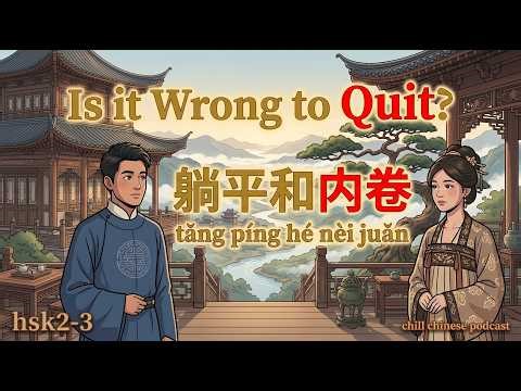 HSK 2-3 | Is it Wrong to Quit?｜Chinese listening｜CHILL CHINESE PODCAST
