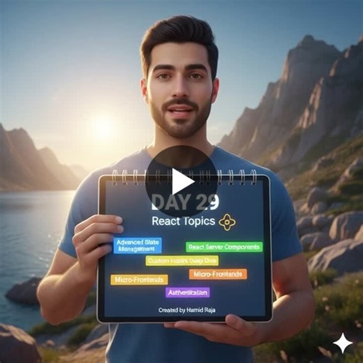 #reactjs #frontenddevelopment #webdevelopment #javascript #learninginpublic #100daysofcode #reactdeveloper #frontendengineer | Hamid Raja