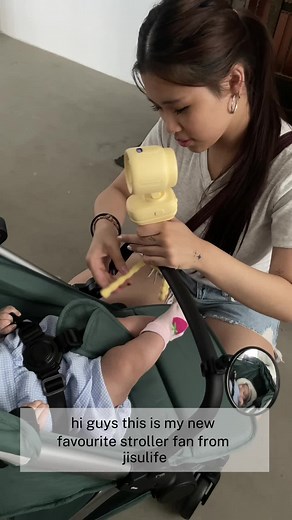 Bladeless Stroller Fan from Giselle Life: Safe for Babies
