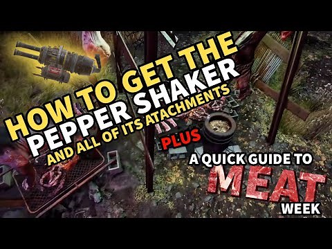 How To Get THE PEPPER SHAKER and All of Its Attachments (A Quick Guide To MEAT WEEK) - FALLOUT 76