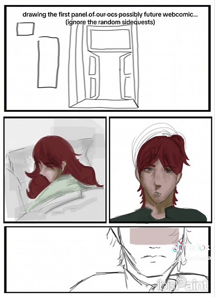 Creating the First Panel of Our Webcomic