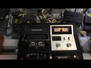 Vintage Stereo Cassette Deck National Panasonic RS-269USD Japan 1976