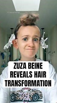 Zuza Beine Reveals Hair Transformation #shorts #glowhouse #zuzabeine