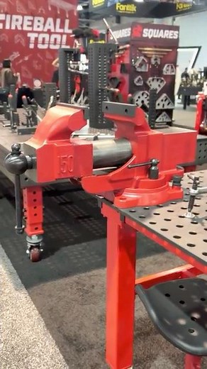 Have You Seen This New Bench Vise? New Fireball Compact Vise!