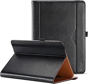ProCase Universal Tablet Case 9-10.1 Inch, Cover for 9" 9.7" 10" 10.1" Android 15 14 Tablet with Multiple Viewing Angles and Pen Holder -Black