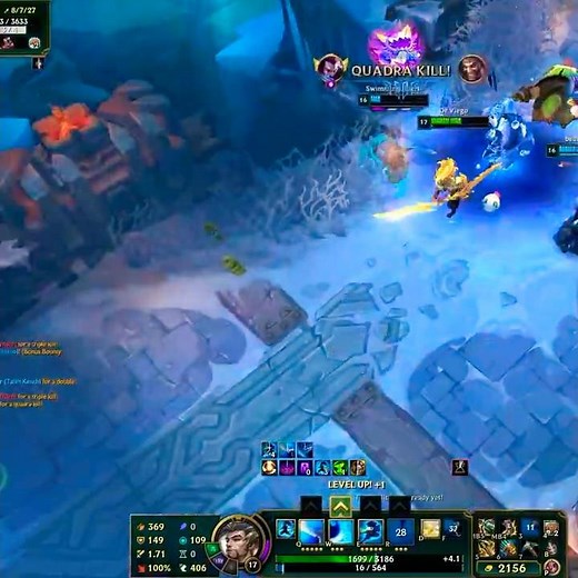 INSANE Yasuo Quadra Kill | Upgraded Infinity Edge #arammayhem