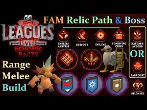 AFK OSRS League 6 Best Melee Range Build Guide Part 1 / 2 ✨ FAM, Mory Asga Frem, Morytania, Asgarnia
