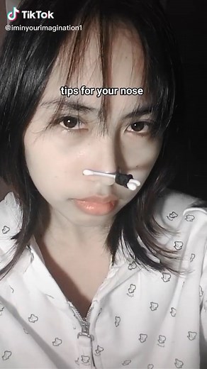 Rubber Band and Cotton Buds for Nose