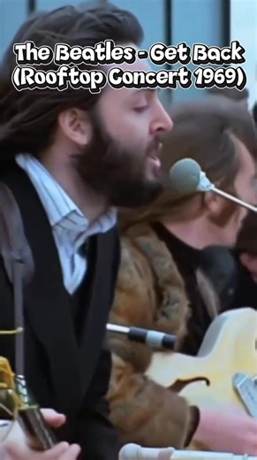 24K views · 1.6K reactions | The Beatles - Get Back (Rooftop Concert 1969)  #johnlennon #paulmccartney #georgeharrison #ringostarr #beatles #thebeatles #beatlemania #savilerow #getback #rooftop #concert #alltimetraveler | All Time Traveler | Facebook