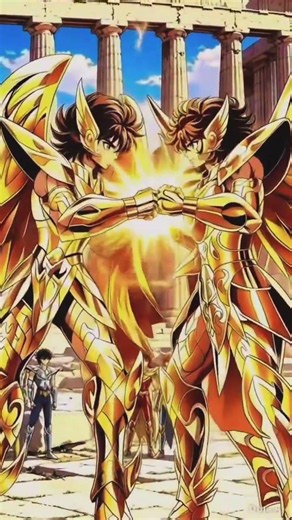 #seiya de #Sagitario VS #Apolo kamuia del Rey sol en el Olimpo #caballerosdelzodiaco #saintseiya
