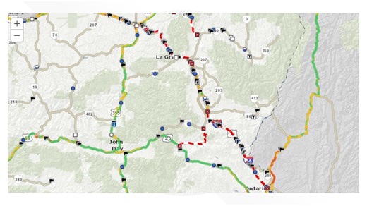 I-84 reopens in eastern Oregon after whiteout conditions