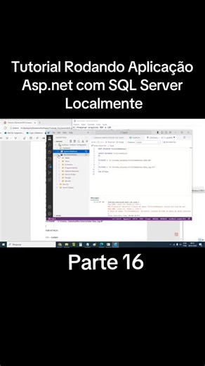 Jhonny Azevedo | Desenvolvedor | Tecnologia on Instagram: "Tutorial Rodando Aplicação Asp.net com SQL Server Localmente, parte 16. #cshar #microsoft #sqlserver #dev #co"