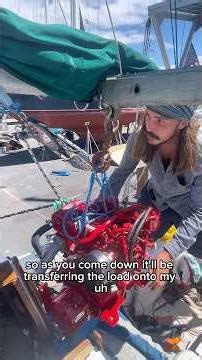 Sailboat Engine Conversion—BRAND NEW Engine 😍🙌