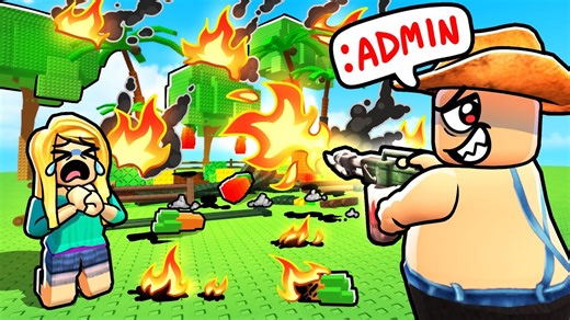 Abusing ADMIN at Roblox GROW A GARDEN 0743