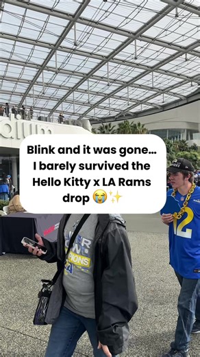 Hello Kitty x LA Rams Merchandise Drop Highlights