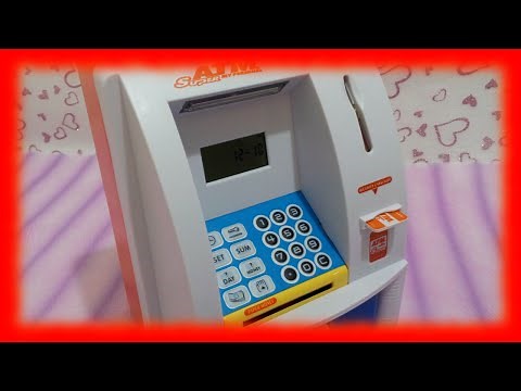 ATM Toy Machine and Coin Bank ♥ Toys World Video