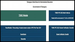 TS Inter Results 2022: Telangana board 1st, 2nd Year results TODAY at tsbie.cgg.gov.in- heres how to check Manabadi TSBIE IPE Marks Memos