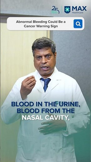 Abnormal Bleeding Could Be a Warning Sign of Cancer