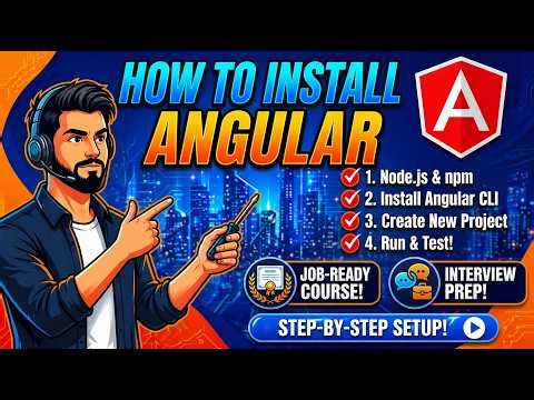 Angular Environment Setup | Step-by-Step Installation Guide #2 | Frontend Web Development course