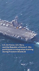 26K views · 645 reactions | : Lightning Forces Unite  F-35 Lightning II aircraft from the U.S. Air Force, U.S. Navy, and the Republic of Korea participate in integration training during exercise Freedom Shield 25. | F-35 Lightning II Joint Program Office | Facebook