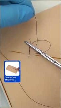 Basic Suturing Skills for Medical Students & Nurses #usmle #stitch #tips #surgical