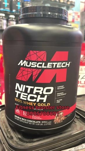 Nitro-Tech Protein 💪 Fast Absorption. Hardcore Results! 🔥 #muscletech #nitrotech #gymfuel
