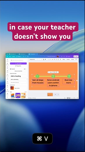 this would’ve been helpful in school! 😮‍💨 #canva #presentation