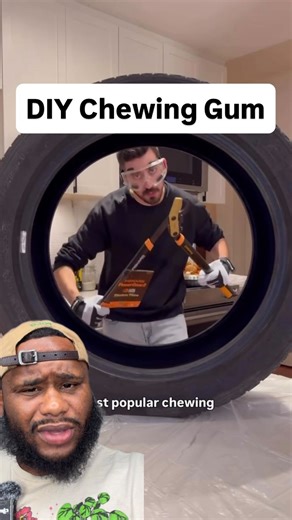 Charles Barnes on Instagram: "MAKE YOUR OWN CHEWING GUM AT HOME #fyp #comedy #explore #instagood #trending reaction viral reels foryou"