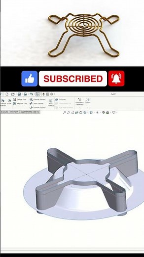 Solidworks CAD Design Exercise 184 Stainless Steel Intersection Curve Wind Shield Grid Modeling Shor