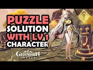 Domain Of The Wayward Path Puzzle SOLUTION With LEVEL 1 Character! 😀 | Genshin Impact Gameplay Guide