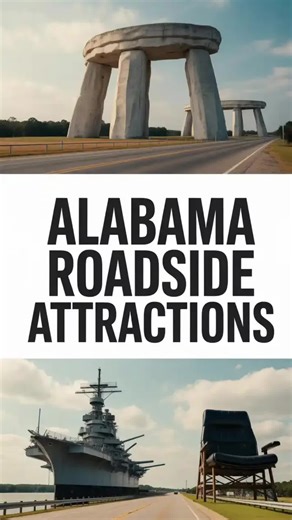 Alabama’s Roadside Attractions. Alabama Life Alabama History Alabama Small Towns Hidden Gems Alabama Alabama Restaurants Historic Alabama Explore Alabama Sweet Home Alabama #AlabamaLife #sweethomealabama #alabamahistory #alabama #roadsideattractions