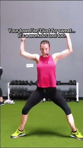 Here's how to use your towel as a workout tool!