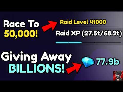 🔴🍀41,000/50,000 RAID LEVEL!🍀|💎Giving Away BILLIONS!💎| User: AussieTheYouTuber