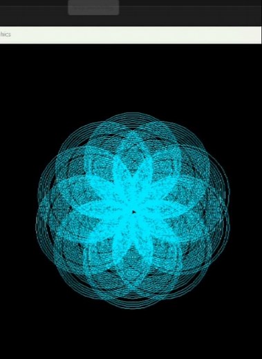 Amazing design in turtle graphics inpython #coding #python #turtle #programming #code