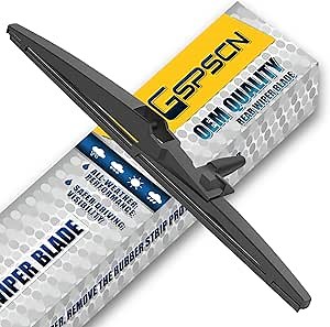 GSPSCN 12" Rear Wiper Replacement For Toyota 4Runner 2009 2008 2007 2006 2005 2004 2003 Original Equipment Back Windshield Wiper Blades (12-F)