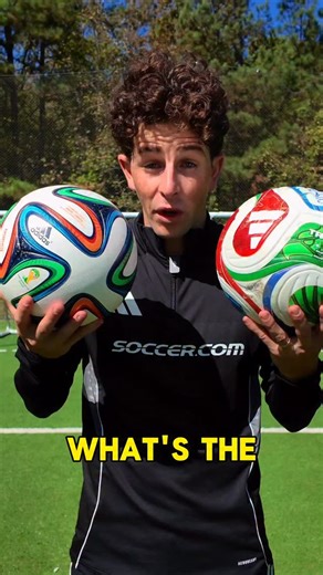 2014’s icon vs 2025’s innovation. But how similar is the design of the Brazuca compared to the Trionda? Let’s break it down 🌎 | Soccer.com