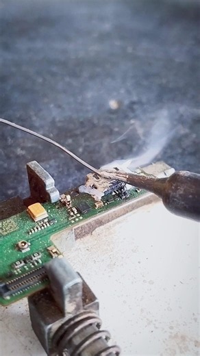 Without SMD Machine Charging Jack Change #repair #mobilerepairing