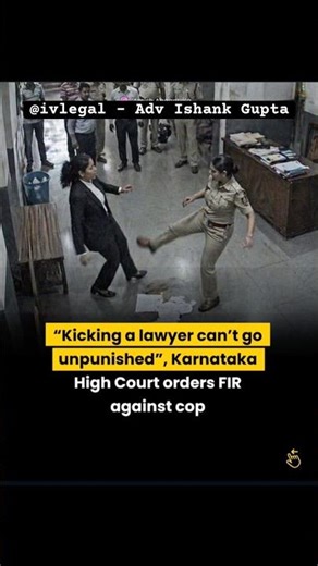 Police Kicking a Lawyer Inside Station? Court Reacts! ⚖️ #lawyer #policestation #lawshorts