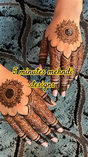 5 Minute Mehndi Design 😱 | Super Easy for Beginners